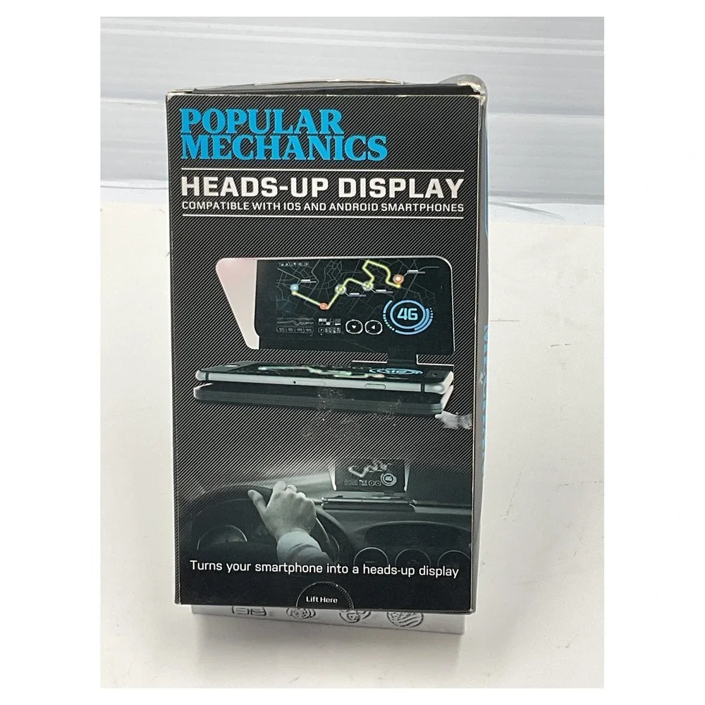 Popular Mechanics Smartphone HUD Heads-Up Display iOS Android‎ Navigation Mount